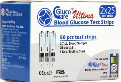 

GlucoCare 50 Glucometer Strips