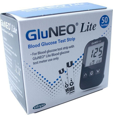

GLUNEO LITE 50 Glucometer Strips