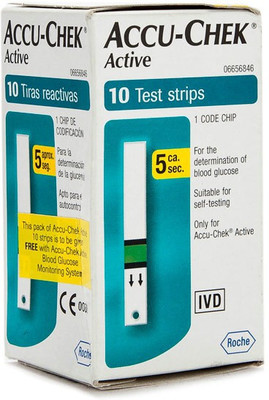 

ACCU-CHEK 10 Glucometer Strips
