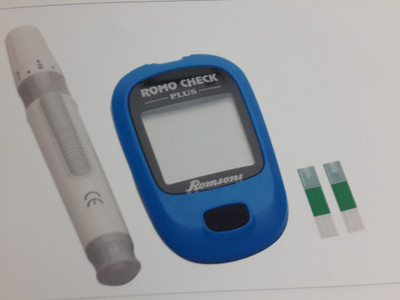 

Romsons Romo Check Plus Glucometer(Blue)