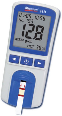 

Microsidd Mission HB Monitor Glucometer(Blue)