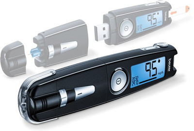 

Beurer Blood Glucose Monitoring Systems GL 50mg/dl Glucometer(Black)