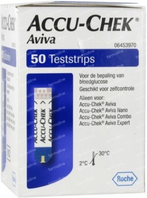 ACCU-CHEK Accu Chek Aviva Strips - 50 50 Glucometer Strips