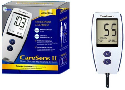 

Caresens Safe Check Glocose Monitor Glucometer(White)