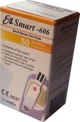 

JSB EZ Smart 606 50 Strips Glucometer(White)