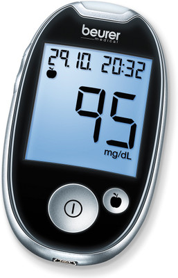 

Beurer Blood Glucose Monitor Easy To Use ( Pc Kit) Glucometer(Black)
