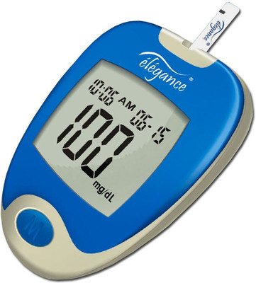 

Convergent Biotechnologies Elegance-With 25 Test Strips & 25 Lancets Glucometer(Blue)