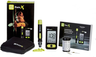 

YPSOMED My Life Pura X Glucometer(Black)