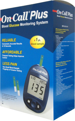 

On Call Plus Plus Glucometer with 10 Strips Glucometer(Blue)