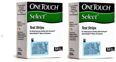 

One Touch Select Simple 100 Test Strips & 25 Ultra Soft Lancets Glucometer(Green)