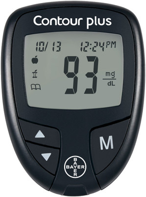 Bayer CONTOUR PLUS Glucometer(Black)