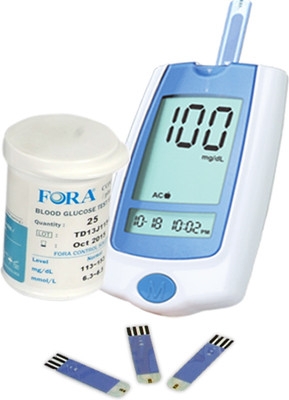 

Truworth G30 With 25 Strips Glucometer(White)