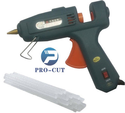 

PRO-CUT 60w+100w COMBINE + 5 STICKS Dual Temperature Corded Glue Gun(11 mm)