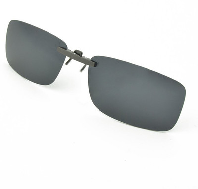 

Enem Day Vision Polarized Black Aviator Clip-on Metal Clip Flip-up Driving Motorcycle Goggles(Black)