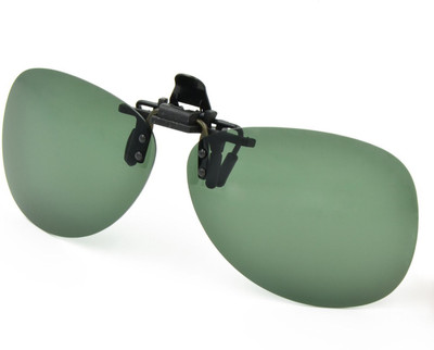 

Enem Day Vision Polarized Green Aviator Clip-on Flip-up Driving Motorcycle Goggles(Green)