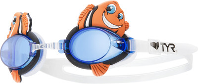 

TYR Happy Fish Swimming Goggles(Orange)