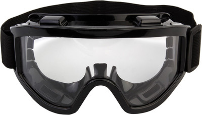 

7Trees Adult Motorbike Motocross ATV / Dirt Bike Racing with Adjustable Strap- Motorcycle Goggles(Black)
