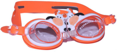

swimcart FOR KIDS ORANGE COW Swimming Goggles(Orange)