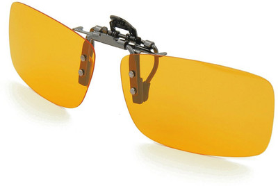 

Enem Night Vision Polarized Clip-on Flip-up Driving Sunglasses (Premium Quality) Motorcycle Goggles(Yellow)