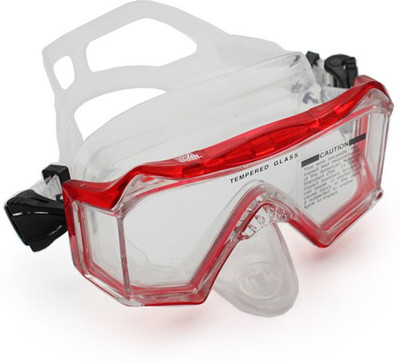 

Viva Sports Silicone Swimming Mask Swimming Goggles(Red)
