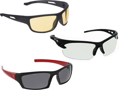 

Vast New Day And Night Vision Driving Plus Summer Special Motorcycle Goggles(Grey), Multicolor