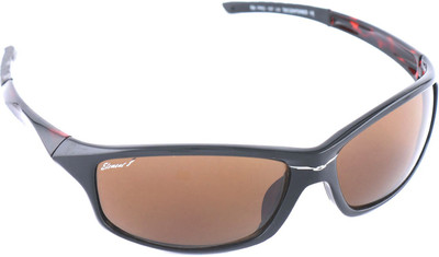 Vast Sport Wrap Around Polycarbonate Cricket Goggles(Black)