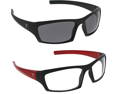 

Vast Combo Of Driving, Biking And Cycling Goggles(Black)