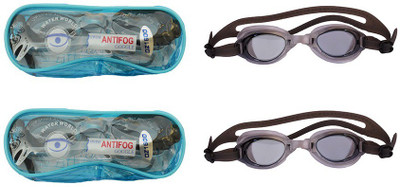 

Gee Power Imported Set of 2 Swimming Goggles(Black)