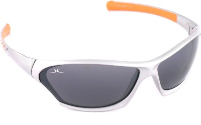 

Vast Sport Wrap Around Polycarbonate Cricket Goggles(Silver, Orange), Orange;silver