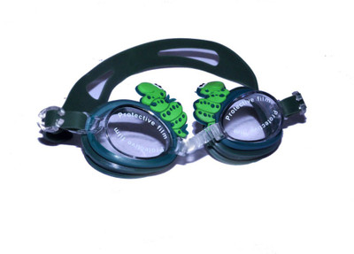 

swimcart GREEN CATERPILLAR DESIGN FOR KIDS Swimming Goggles(Green)