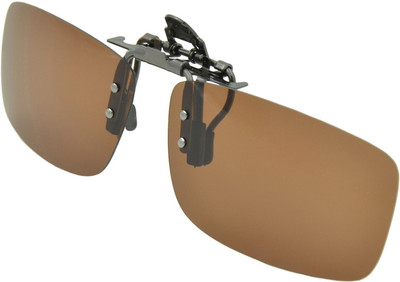 

Enem Day Vision Polarized Brown Clip-on Flip-up Driving Motorcycle Goggles(Brown)