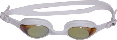 

Kyachaiyea Best Quality Syn Swimming Goggles(White, Gold), Gold;white