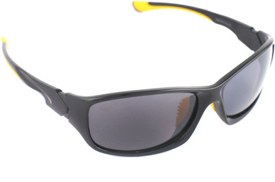 

Vast Sport Wrap Around Polycarbonate Cricket Goggles(Black, Yellow)
