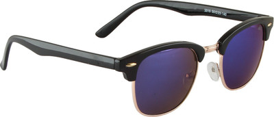 

Vast Cool !! Clubmaster High Fashion Unisex Motorcycle Goggles(Black, Gold)