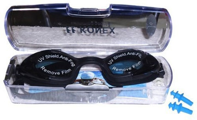 

Surya Enterprises Superior Goggles with Ear plugs Swimming Goggles, Multicolor