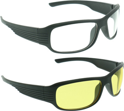 

Vast Night and Day Vision Cycling Goggles(Yellow, White), White;yellow