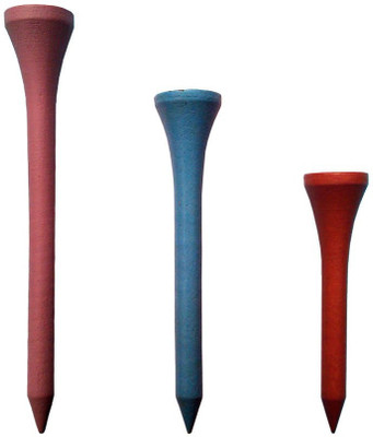 

Golfoy Wooden Golf Tees(Pack of 60, Red, Blue)