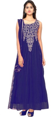 MF Retail Straight Gown(Blue)