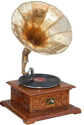 

Craftatoz Wooden Gramophone(Yes)