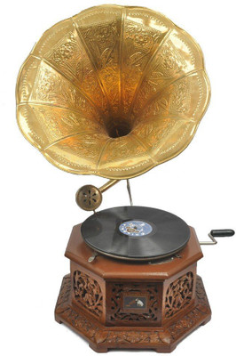 

Craftatoz Wooden Gramophone(Yes)