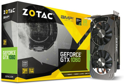 

ZOTAC NVIDIA GEFORCE GTZ 1060 AMP 3 GB GDDR5 Graphics Card(Black)