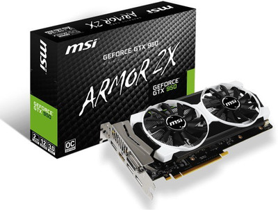 

MSI NVIDIA GTX 950 2 GB GDDR5 Graphics Card(Black)