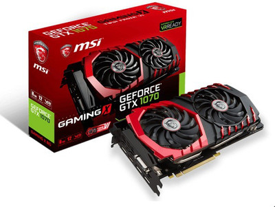 

MSI NVIDIA GeForce GTX 1070 X 8G 8 GB GDDR5 Graphics Card(Red and Black)