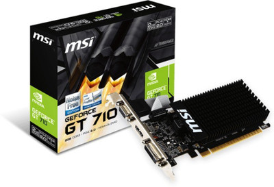 MSI NVIDIA GeForce GT 710 2 GB DDR3 Graphics Card(Black)