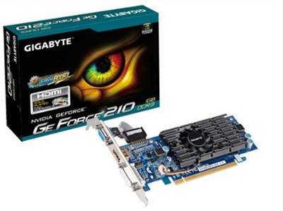 Gigabyte NVIDIA GeForce 210 1 GB DDR3 Graphics Card(Black/Blue/Green)