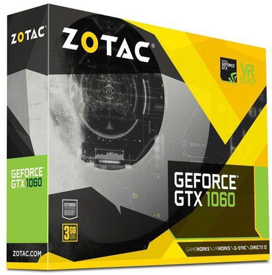 

Zotac NVIDIA GEOFORCE GTX 1060 DDR5 3 GB GDDR5 Graphics Card(Black)