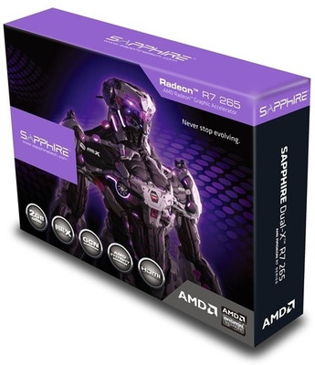

Sapphire AMD/ATI R7 265 2 GB DDR5 Graphics Card