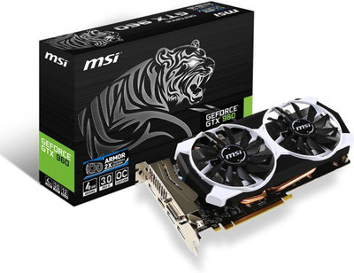 

MSI NVIDIA GTX 960 4 GB GDDR5 Graphics Card(Black)