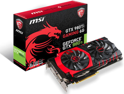 

MSI NVIDIA Geforce GTX 980Ti Gaming 6g 6 GB GDDR5 Graphics Card(Black, Red)