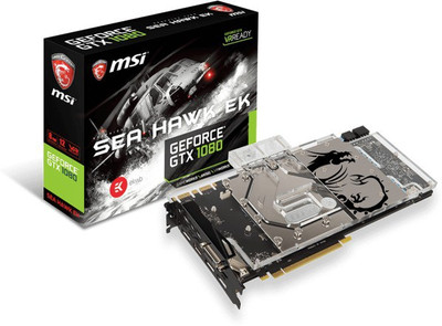 

MSI NVIDIA GTX 1080 SEA HAWK EK X. 8 GB GDDR5X Graphics Card(Black)